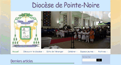 Desktop Screenshot of diocese-pointe-noire-congo.org